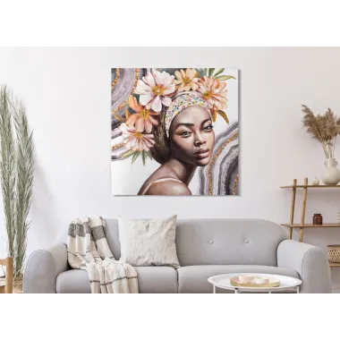 Obraz na Płótnie NAOMI -A- 100x3x100 cm